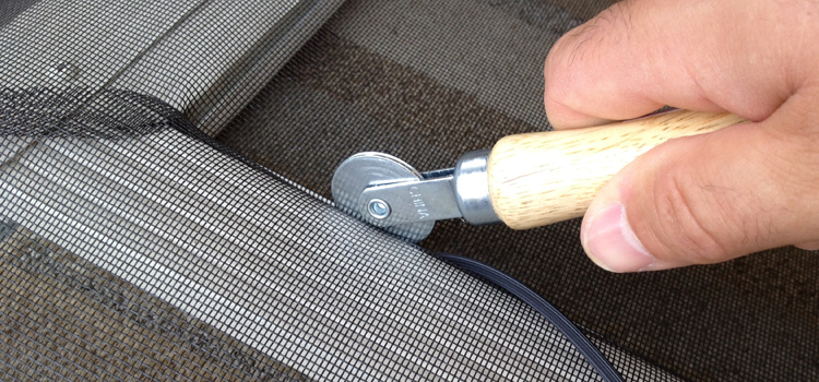 metal screen door repair in Highland