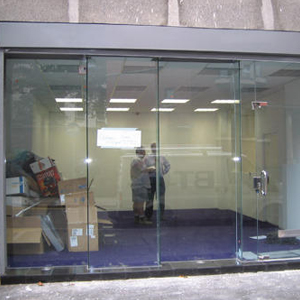 shop front door repair Highland