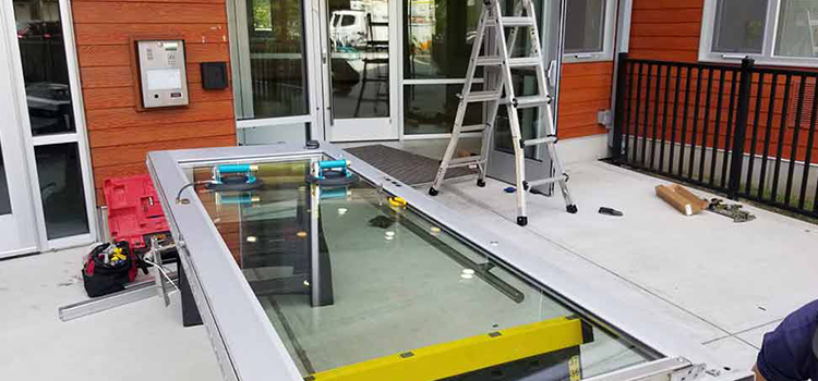 storefront door glass replacement Highland